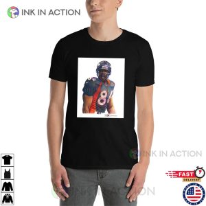 Denver Broncos Shannon Sharpe Tight End Signature T shirt 2