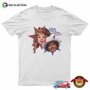 Die With A Smile Lady Gaga N Bruno Mars Face T-shirt