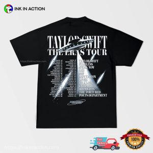 Down Bad Taylor The Eras Tour Schedules 2 Sided T-shirt