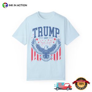 Eagle American Flag Trump 2024 Republican Comfort Colors T shirt 1