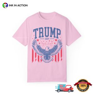 Eagle American Flag Trump 2024 Republican Comfort Colors T shirt 2