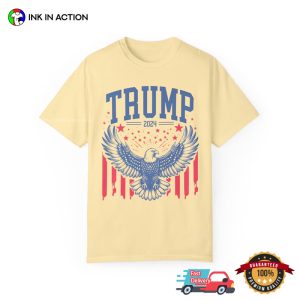 Eagle American Flag Trump 2024 Republican Comfort Colors T shirt 3