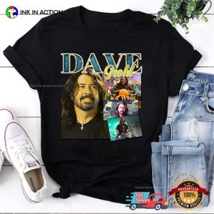 Foo Fighter Dave Grohl Electric Guitar T shirt 4