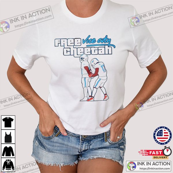 Free Vice City Cheetah Football Funny T-shirts