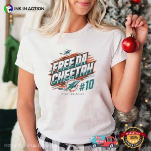 Freeda Cheetah Miami Dolphins Tyreek Hill Trending T shirt 2