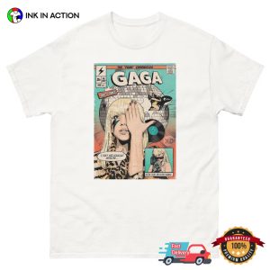 Gaga Just Dance Retro Comic Style T shirt 3