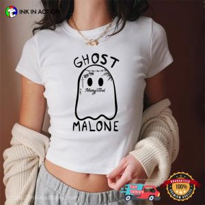 Ghost Malone Funny Halloween Post Malone T shirt 2