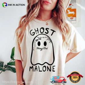 Ghost Malone Funny Halloween Post Malone T shirt 3