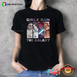 Girls Run The Galaxy Galaxy'S Edge Star Wars Tee 2