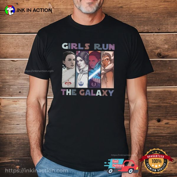 Girls Run The Galaxy Galaxy’S Edge Star Wars Tee