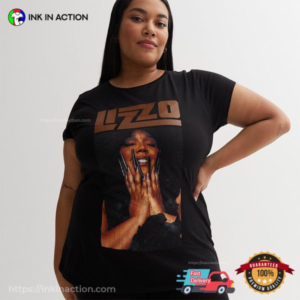 Graphic Lizzo Black T-shirt