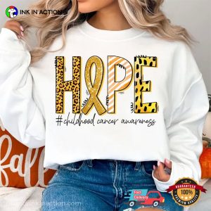 HOPE Childhood Cancer Awareness T shirt 1