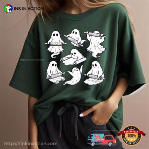 Halloween Baking Ghost Comfort Colors T shirt 1