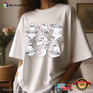 Halloween Baking Ghost Comfort Colors T shirt 2