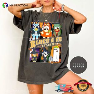 Halloween Bluey & Co Est 2018 Comfort Colors T shirt 2