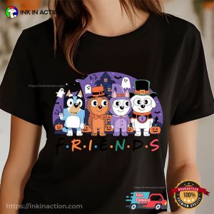 Halloween Bluey FRIENDS Cartoon T shirt 2