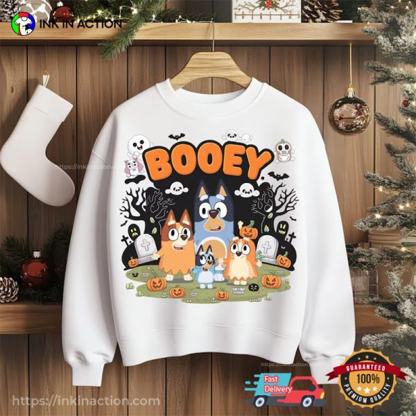 Halloween Booey Dog Family Unisex T-shirt