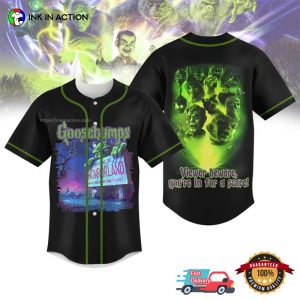 Halloween Goosebumps Horrorland Baseball Jersey