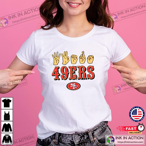 Handsign 49ers Strategy San Francisco Football T-shirt