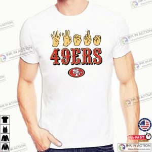 Handsign 49ers Strategy San Francisco Football T-shirt