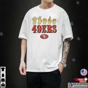 Handsign 49ers Strategy San Francisco Football T shirt 3