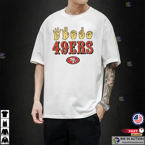 Handsign 49ers Strategy San Francisco Football T-shirt