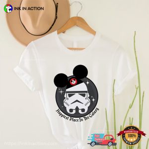 Happy Place In The Galaxy StormTrooper Disneyland Vacation T shirt 2