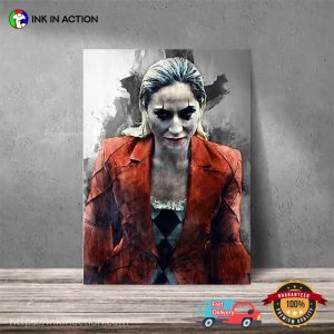 Harley Quinn As Lady Gaga Painting Art Poster 2