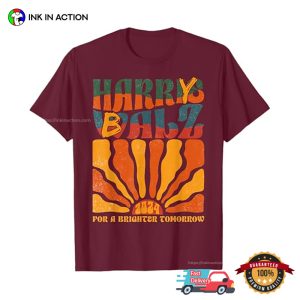 Harry Balz Funny Harris Walz 2024 For A Brighter Tomorrow Retro Style T shirt 2