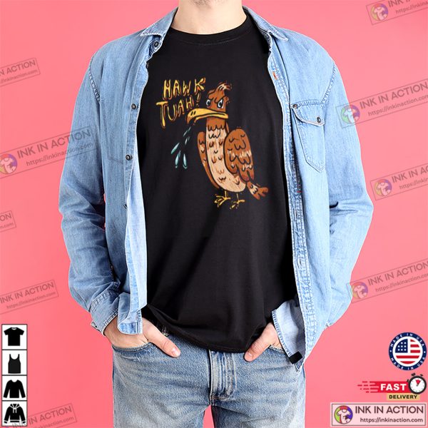 Hawk Tuah Eagle Funny Painting T-shirt