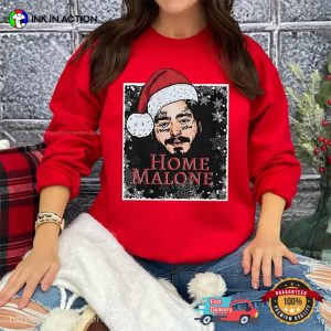 Home Malone Santa Claus Xmas T shirt 1