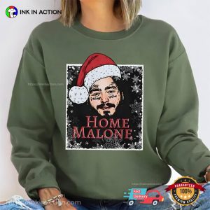 Home Malone Santa Claus Xmas T shirt 3