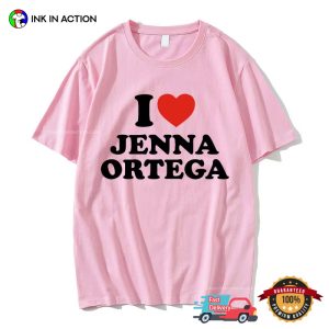 I Love Jenna Ortega Basic T shirt 2