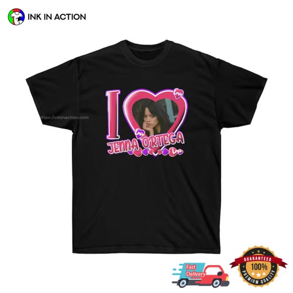 I Love Jenna Ortega Unisex T-shirt