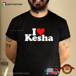 I Love Kesha Basic T-shirt