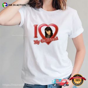 I Love My Girlfriend Jenna Ortega Funny T shirt 3