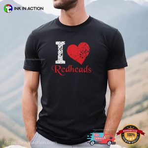 I Love Redheads Classic T shirt 2