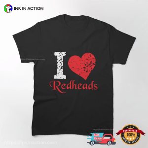 I Love Redheads Classic T shirt 3