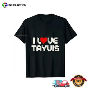 I Love TayVis Taylor X Travis Basic T shirt 3