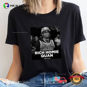 In Loving Memory Rich Homie Quan 1989 2024 T-shirt 1