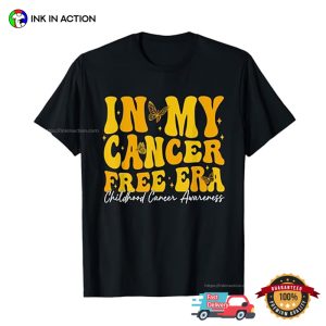 In My Cancer Free Era Childhood Cancer Awareness Tee 3