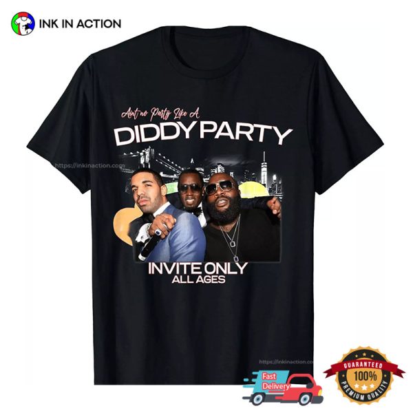 Invite Only All Ages P Diddy Party T-shirt