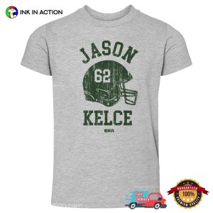 Jason Kelce 62 Philadelphia Football Vintage T shirt 1