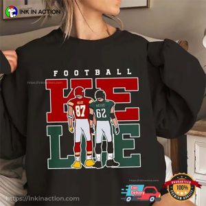 Jason Kelce And Travis Kelce Football Brothers T shirt 3