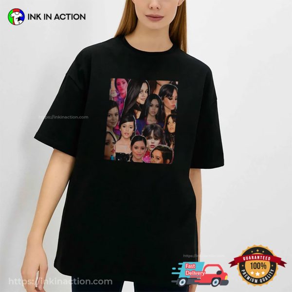 Jenna Ortega Collage Graphic Tee