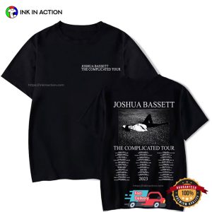 Joshua Bassett The complicated Tour 2024 T shirt 1