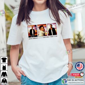 Justin Timberlake Everything I Thought It Was New Album T-shirt