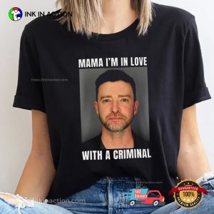 Justin Timberlake Mugshot Funny T shirt 1