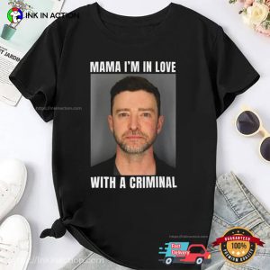 Justin Timberlake Mugshot Funny T-shirt