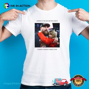 KARMA Taylor Swift X Travis Kelce Couple Tayvis T-shirt